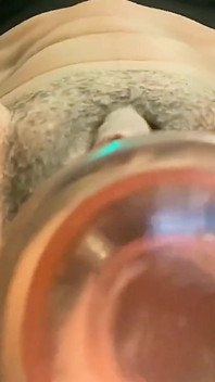 Masturbating
