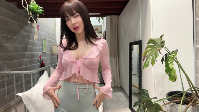 Luna Lovekiss: Sheer Tops Try-on Haul tanpa ditapis