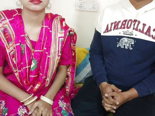 Horny couple 149: Mogen indisk styvmamma Saara knullas av tonåring (18+) styvson
