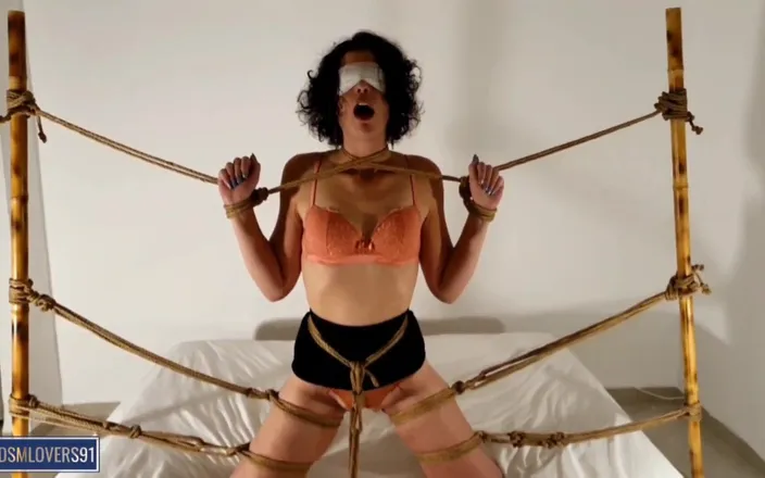 Bdsmlovers91: Crotch Rope &amp; Breath Play - Colored Version