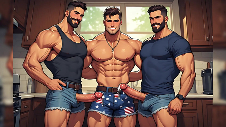 Erotic Man: Horny Men Group Hardcore (ai)