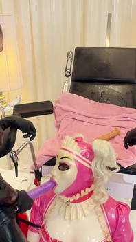 Rubber Sissy: Anal & Oral Training