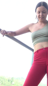 Pantalones de yoga femdom