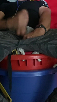 Horny Pe Teacher Jockdad87 Busts a Nut Between Classes