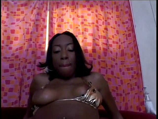 Hot and Wet: Cute black chick deep throats a hard cock and gets...