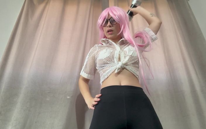 AmayaMori: Ich mache Gymnastik in leggings und höschen