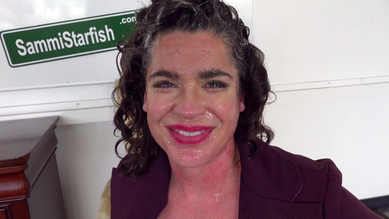 Sammi Starfish: Stepmom's career day face fuck