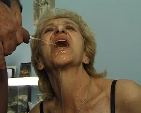BB Video - Old School: German Granny Amateur Outdoor Orgy with Pissing and DP