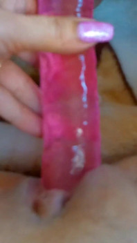 Masturbare cu dublu dildo