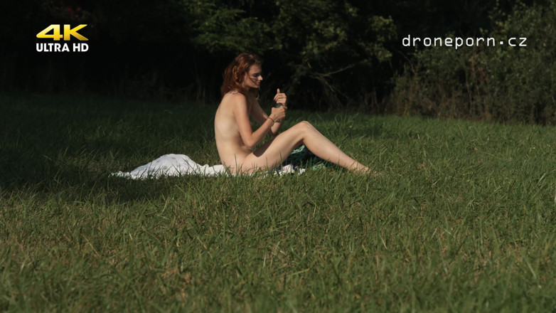 Peaches and Bananas: Nudist girl Klara in Brno castle