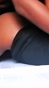 Home Alone: Beautiful Ebony Fucking with Her Stepbrother