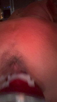 Whore’s Cum Fill Loose Cunt Machine Fucked by Alien Dildo
