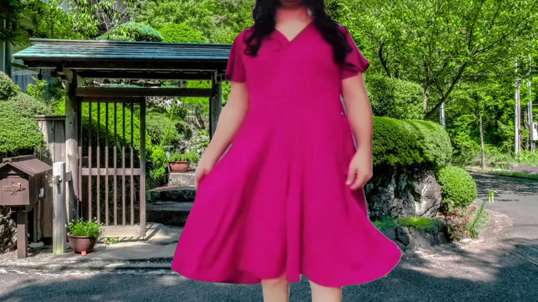 Kitty_Cross: 1 tänzerin heißer sexy hintern und süßer femboy-schwanz Verführerisches kleid...