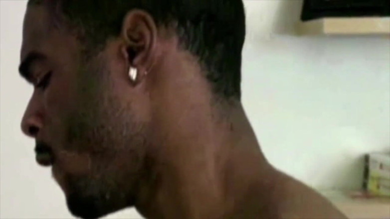 Latino Fucker: Ebony gay fucked black top