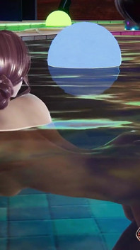 Nakai Yukino의 비키니 풀 파티 - 3D 헨타이 애니메이션: 서있는 포즈 섹스, 대물에 쪼그리고 앉고, 쪼이는 보지를 가진 강아지