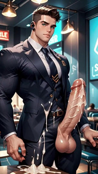Muscular Gay Big Cock