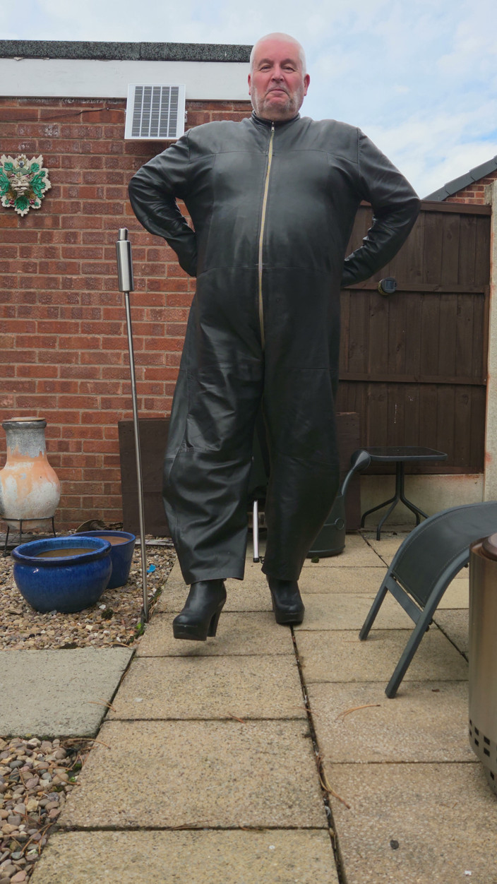 Leatherman63: Leather Jumpsuit