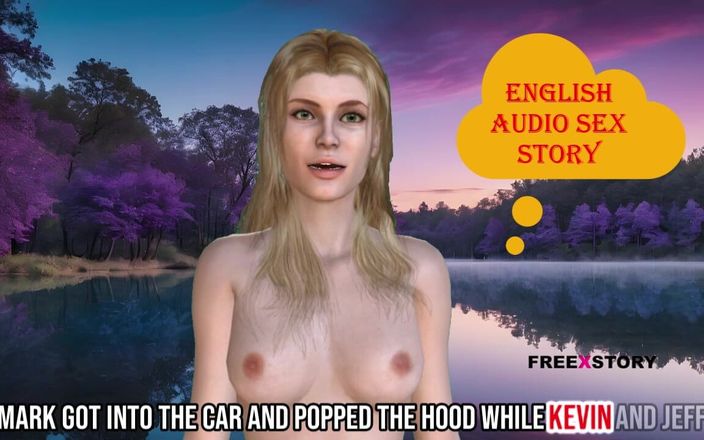 English audio sex story: Meu carro quebrou do lado de fora de um bar....