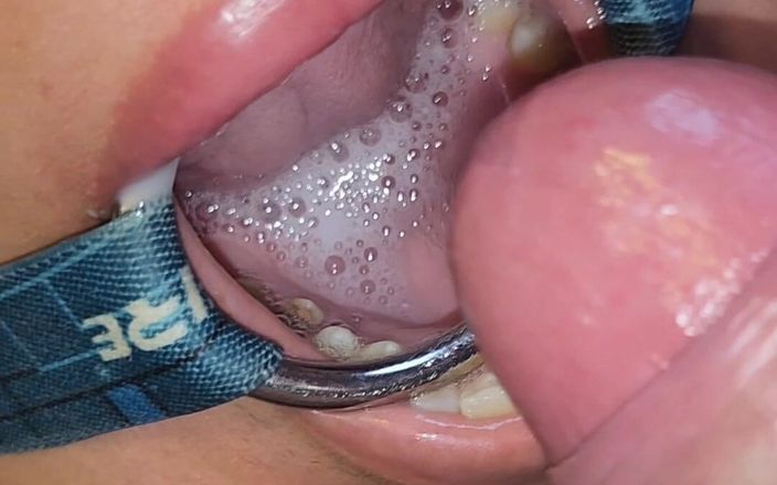 Pietro Montoya: Throat Fuck with Open Mouth Gag and Spit Cum in...