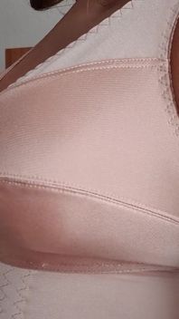 Nude Nylon Vintage Body Bra