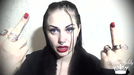 Goddess Misha Goldy: Îmi plac pulele! Nu weenies!
