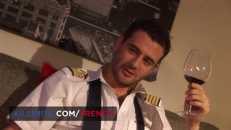 French girls at work: A Cabin Crew Diner Ends up in an Orgy