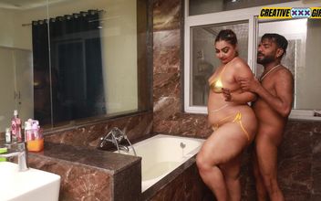 Stepmom Shared Bed with Stepson and She Got Rough Fucked in Hindi Audio