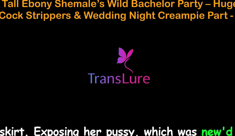 TransLure: English Audio Sex Story - Tall Ebony Shemale’s Wild Bachelor Party -...