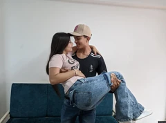 Big Ass Neighbor, if You Want I Can Lift You up, Give Me a Kiss Before Someone Arrives at the Office