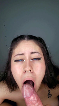 Dherlydoll Gets All the Cum Out of My Cock