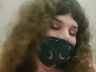 I bust my ass with a huge toy