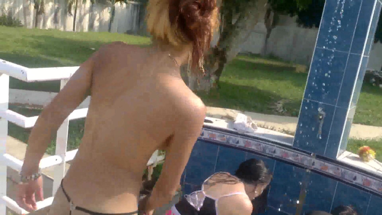Femdom Austria: She whips their asses outside