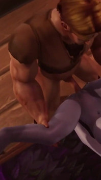 Раздвигая киску Draenei | Warcraft пародия