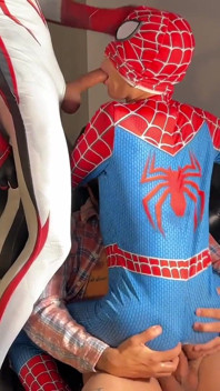 ビッグディックタッググループ ゲイセックススパイダーブラザー!