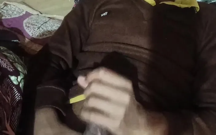 Wild Horse: Horny Boy Masturbating His Big Cock and Trying Not to...