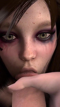 Deep Throat avsugning i POV