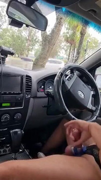 Arabada çıplak