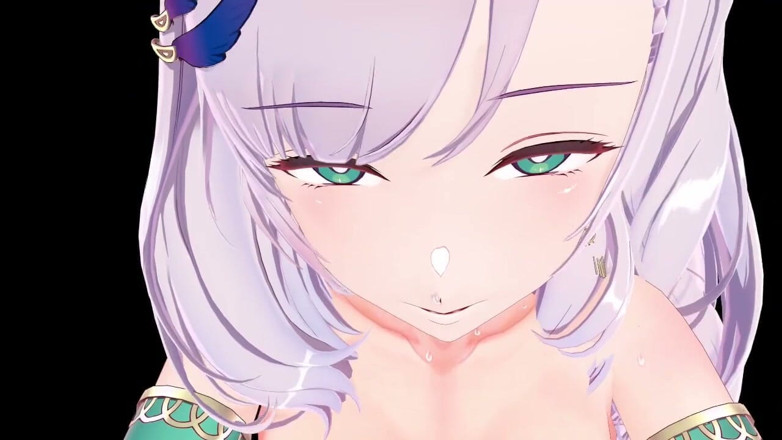 NSFWOtaku: Hololive - Pavolia Reine Hot &amp; Intimate Night Sex - 3D Hentai Animations