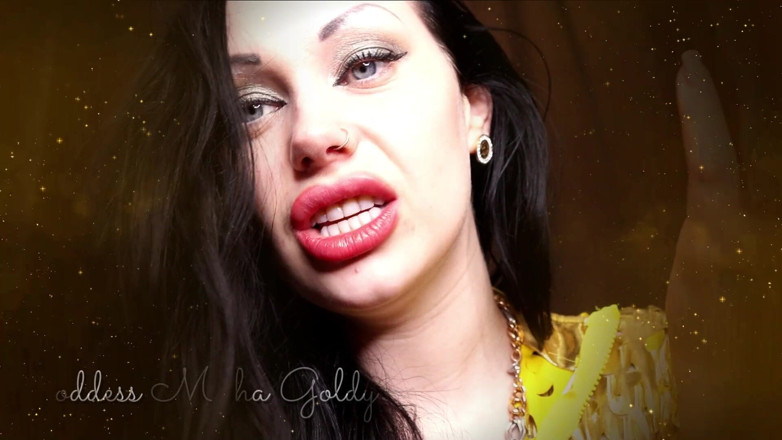 Goddess Misha Goldy: Se você quer ser meu escravo da castidade, então você...
