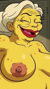 Mature, in stile retrò, il cartone animato