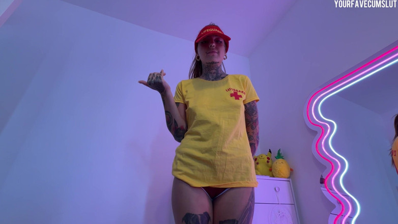 Yourfavecumslut: Cock and Ball CBT Lifeguard Roleplay