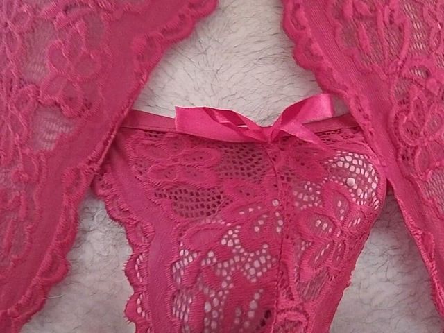 CD Strips Pretty Dress and Teases in New Red Lingerie (Dragon trainer)