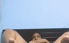 Hot Big Ass Brunette Masturbating in Bed