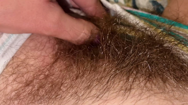 Cuteblonde666: Super Thick and Long Plussy Hair Bush Closeup
