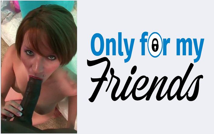 Only for my Friends: 以信仰丹尼尔斯为特色的跨人种视频，一个纹身的18岁荡妇想要被大黑屌填满，没有避孕套
