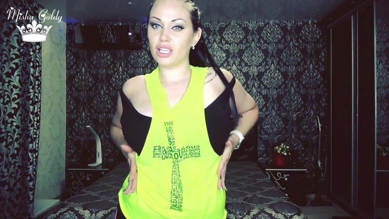 Goddess Misha Goldy: У меня есть гораздо больше власти над тобой, чем твоя глупая жена!
