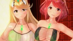 Bond Sheet: Pyra and Mythra Shine Some Rims Sparkingly Clean with Their...
