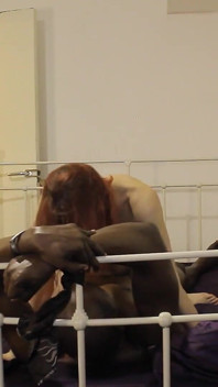 Oiled up, Bound and Fucked