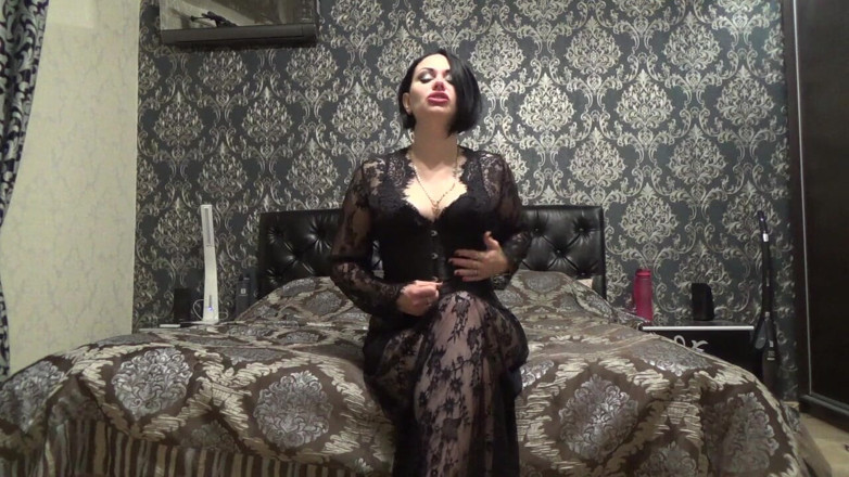 Goddess Misha Goldy: Femdom JOI verze 1 s pokyny k výstřiku a prstění zadku