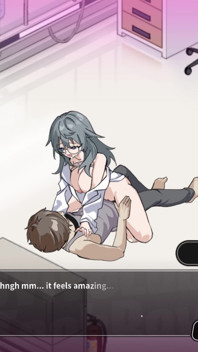 Seks, geheimen en gebruikte tech gameplay deel 11 - Miu's seksuele verlangens verlichten in het lab